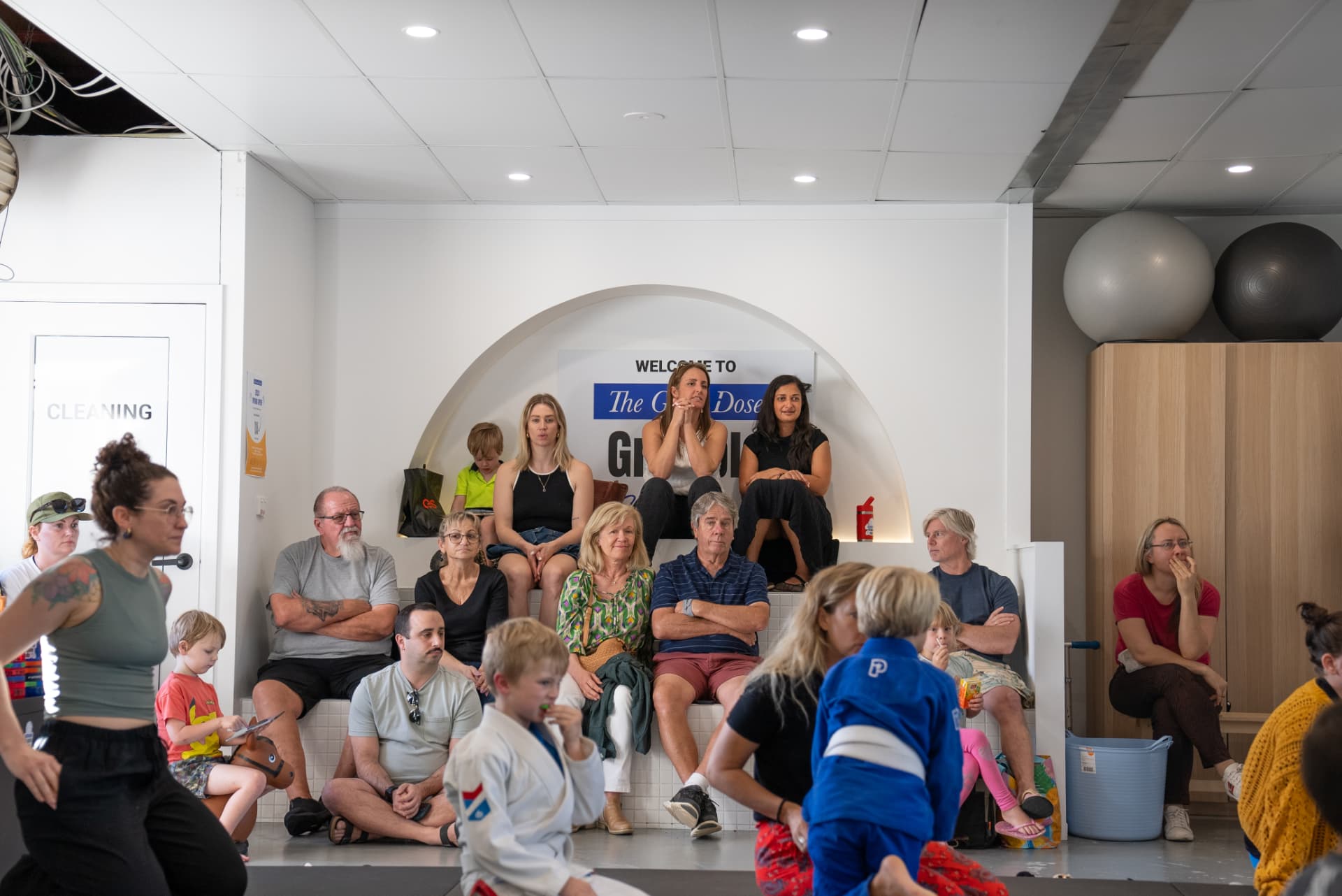 Training at The Good Dose studio 3