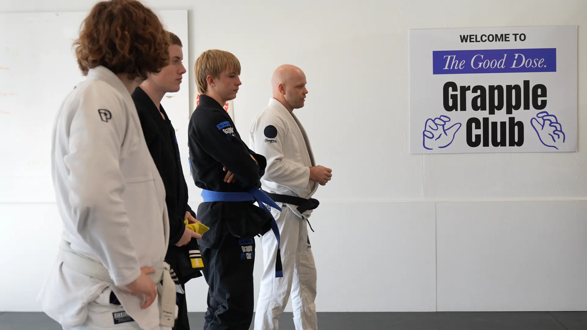 Training at The Good Dose studio 4
